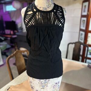 Gothic Strappy Sleeveless Top
